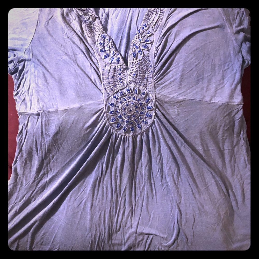 Light blue blouse